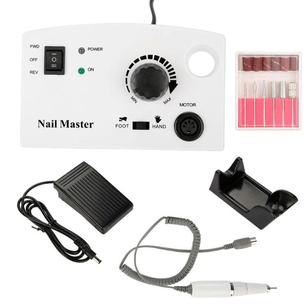 Фрезер для педикюра и маникюра Nail Drill PRO ZS-602 35000 об/мин 65 Вт Белый (374139)