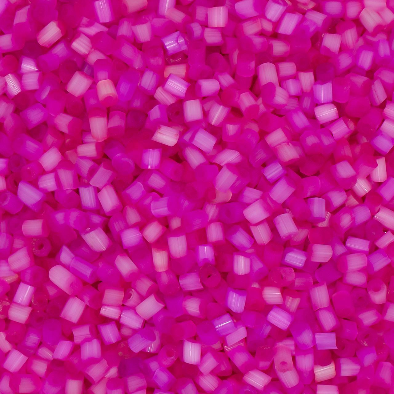 Бисер Рубка сатин 2 мм 25 г Розовый (БР0002р10)