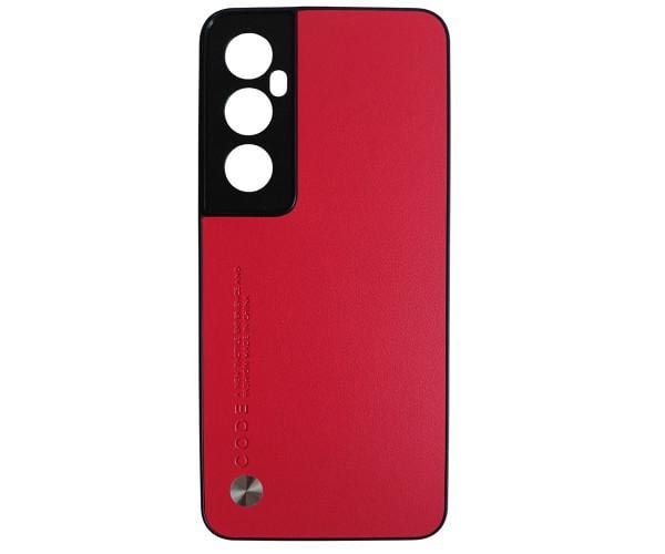 Кожаный чехол - накладка CODE Tactile Experience для Realme C65 4G Красный