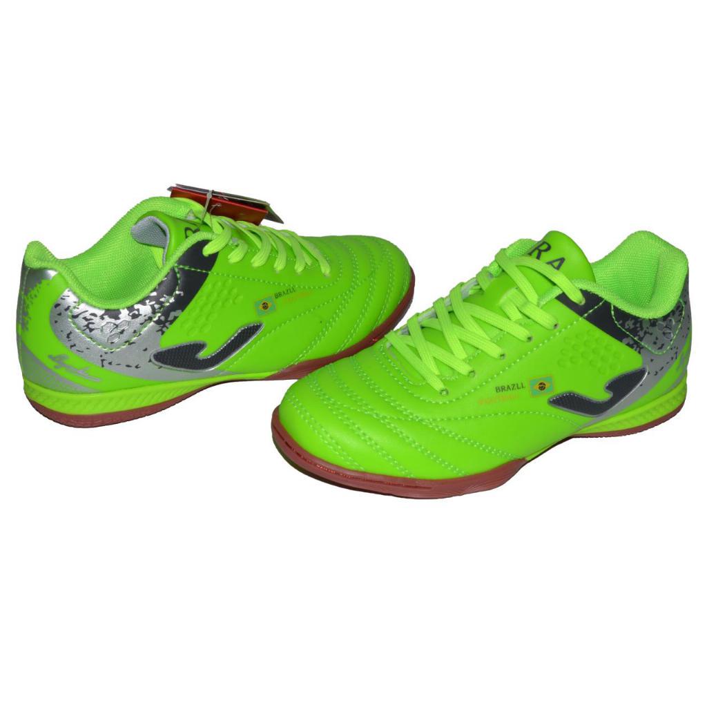 Кроссовки футбольные детские Demax 107-230-340 р. 32 20,2 см Зеленый - фото 2