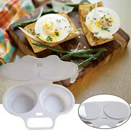 Форма пластиковая для приготовления яиц в микроволновке (TMM-12) - фото 2 Форма пластиковая для приготовления яиц в микроволновке (TMM-12) - фото 2