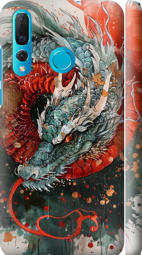 Чехол на Huawei Nova 4 Стихия огня (6101m-1632-42517)