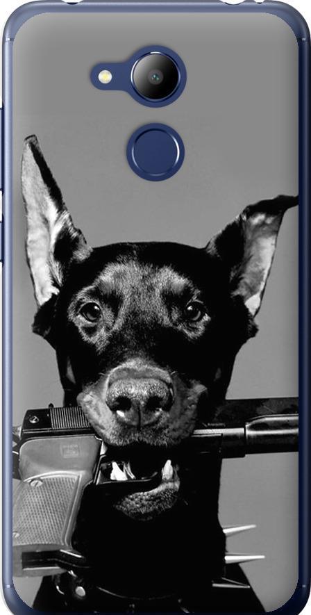 Чехол на Huawei Honor 6C Pro Доберман (2745u-1358-42517) Чехол на Huawei Honor 6C Pro Доберман (2745u-1358-42517)