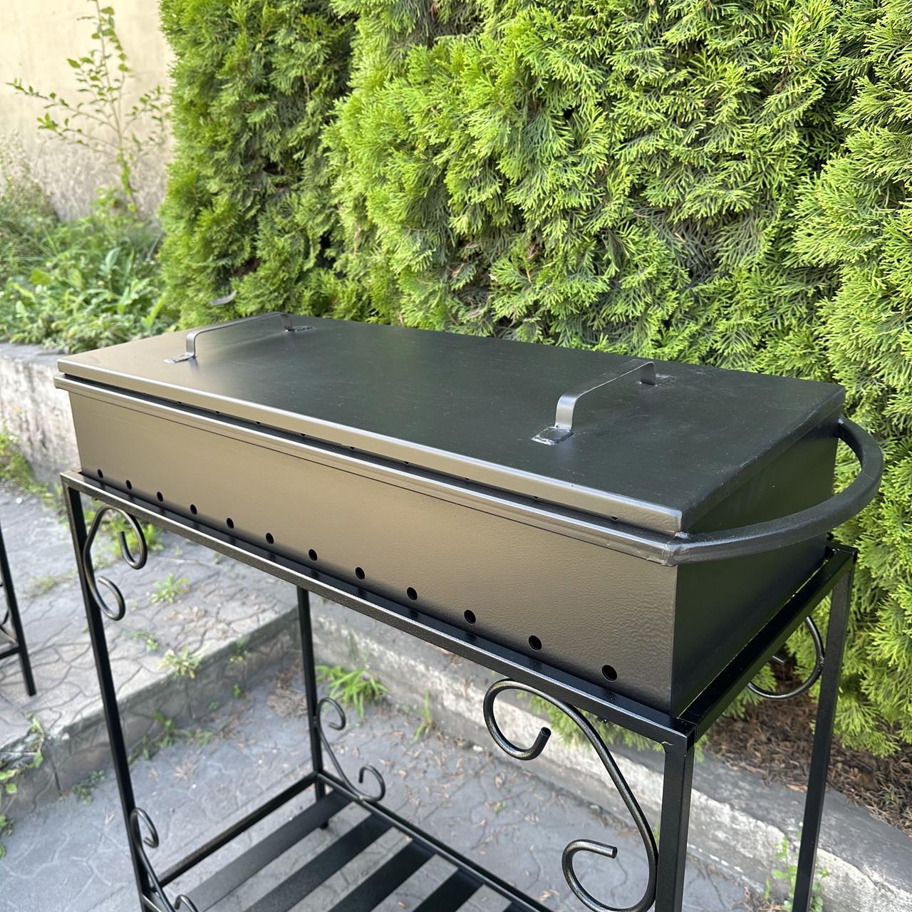 Крышка универсальная Metalzavod для мангала на 12 шампуров 81,5х33х4,5 см (KRSHK-M12) - фото 3