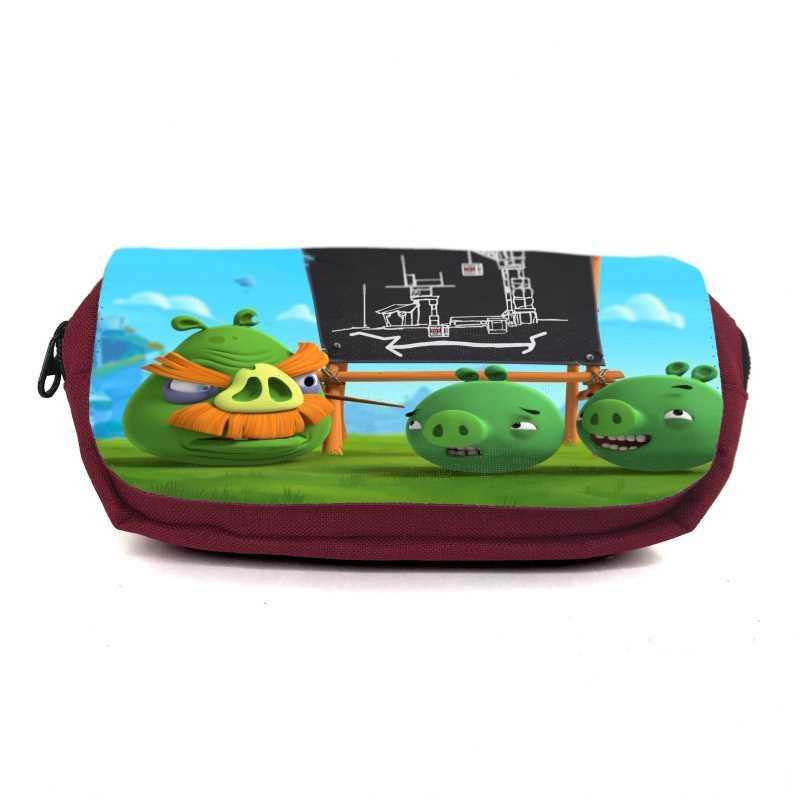 Пенал шкільний Angry Birds ANG-0020 Бордовий (2044915750)