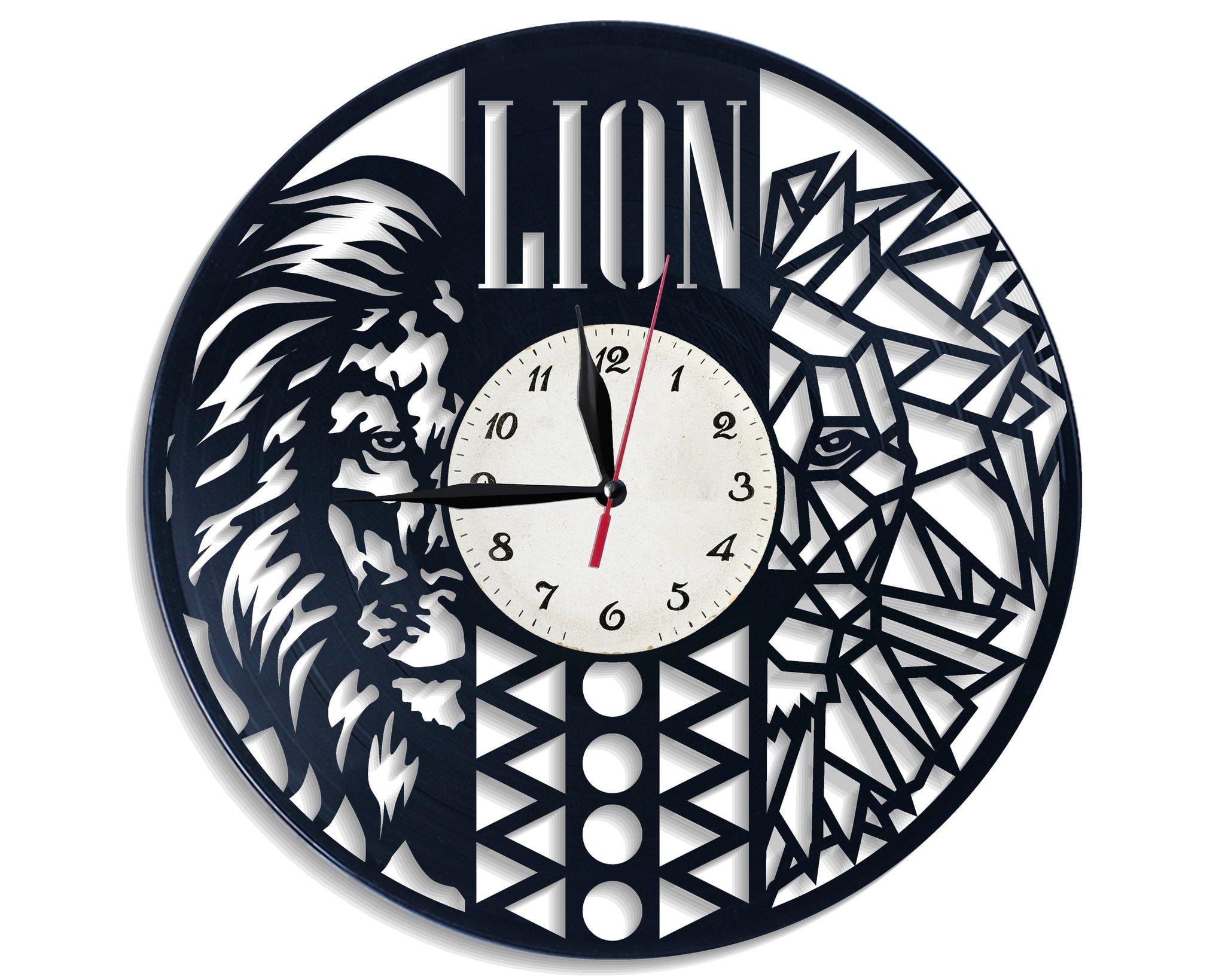 Часы настенные Лев 2702 из виниловой пластинки