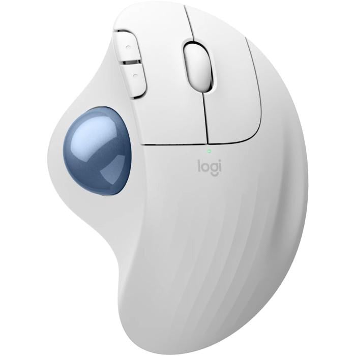 Комп'ютерна мишка бездротова Logitech Ergo M575S трекбол Off-White (910-007030)