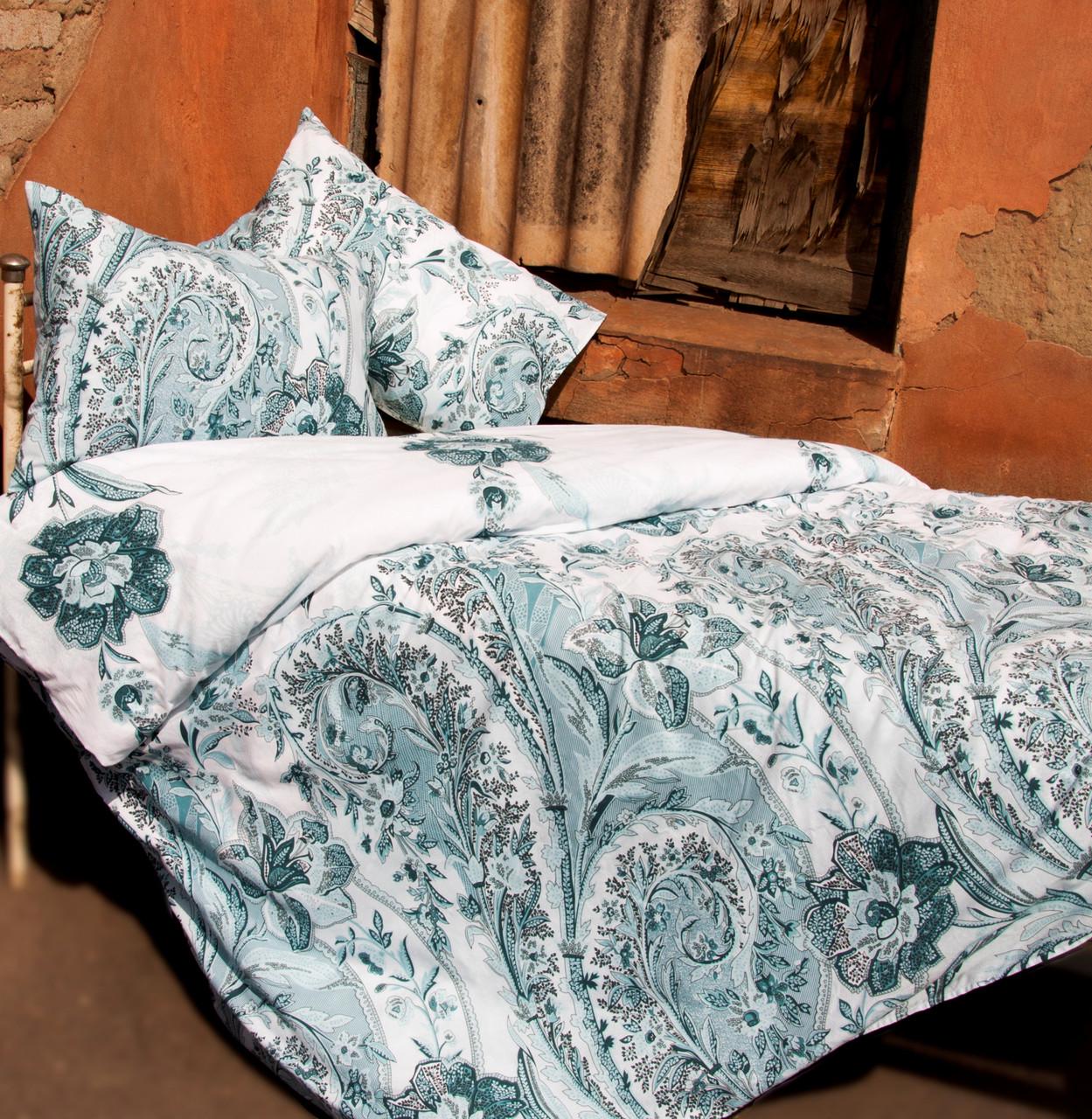 Комплект постельного белья Lotus Premium Madeleine семейный Бирюзовый (2000022072250)