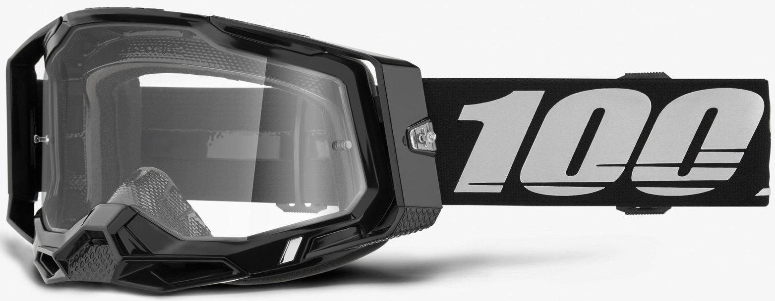 Мотоокуляри 100% RACECRAFT 2 Goggle Black/Clear Lens (39402)