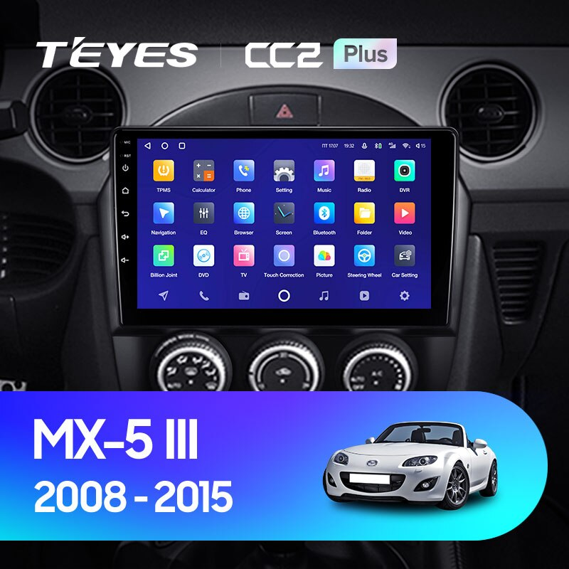 Автомагнитола штатная Teyes CC2 Plus для Mazda MX-5 III 3 NC 2008-2015 Android CC2 PLUS 6+128G Wi-Fi+4G (1792882230) - фото 3