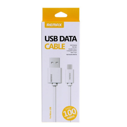 Кабель Remax Micro USB Fast Charging 1 м 2,1А White - фото 2