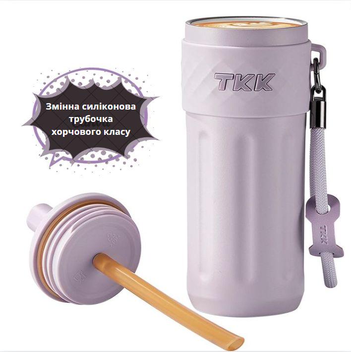 Термос із соскою 500 мл TKK2034 Фіолетовий (2640464001) - фото 2 Термос із соскою 500 мл TKK2034 Фіолетовий (2640464001) - фото 2