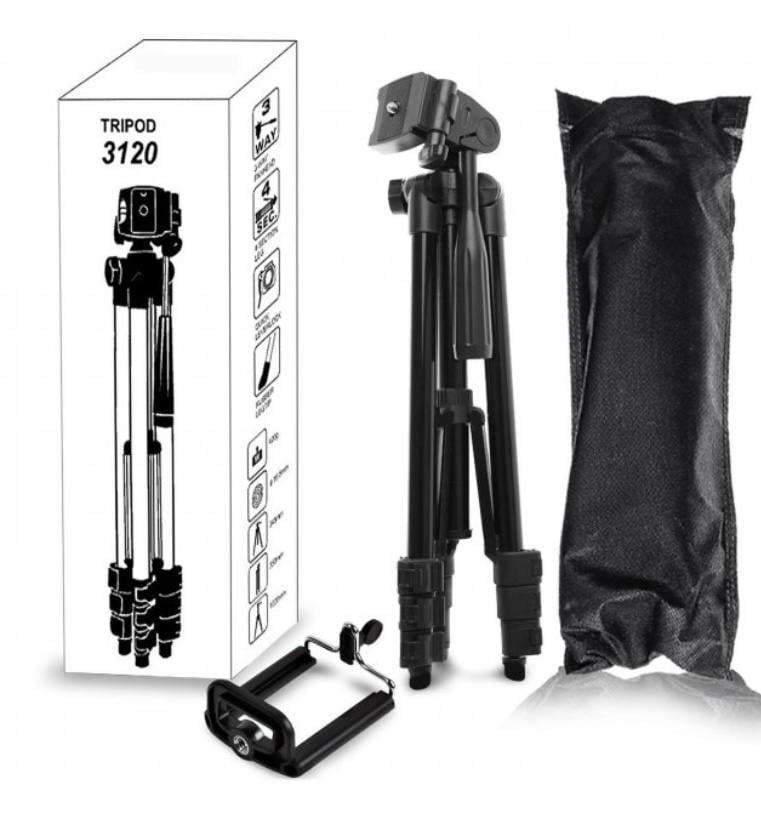 Штатив для камеры и телефона Tripod 3120 с чехлом 35-102 см (2612d7a1)