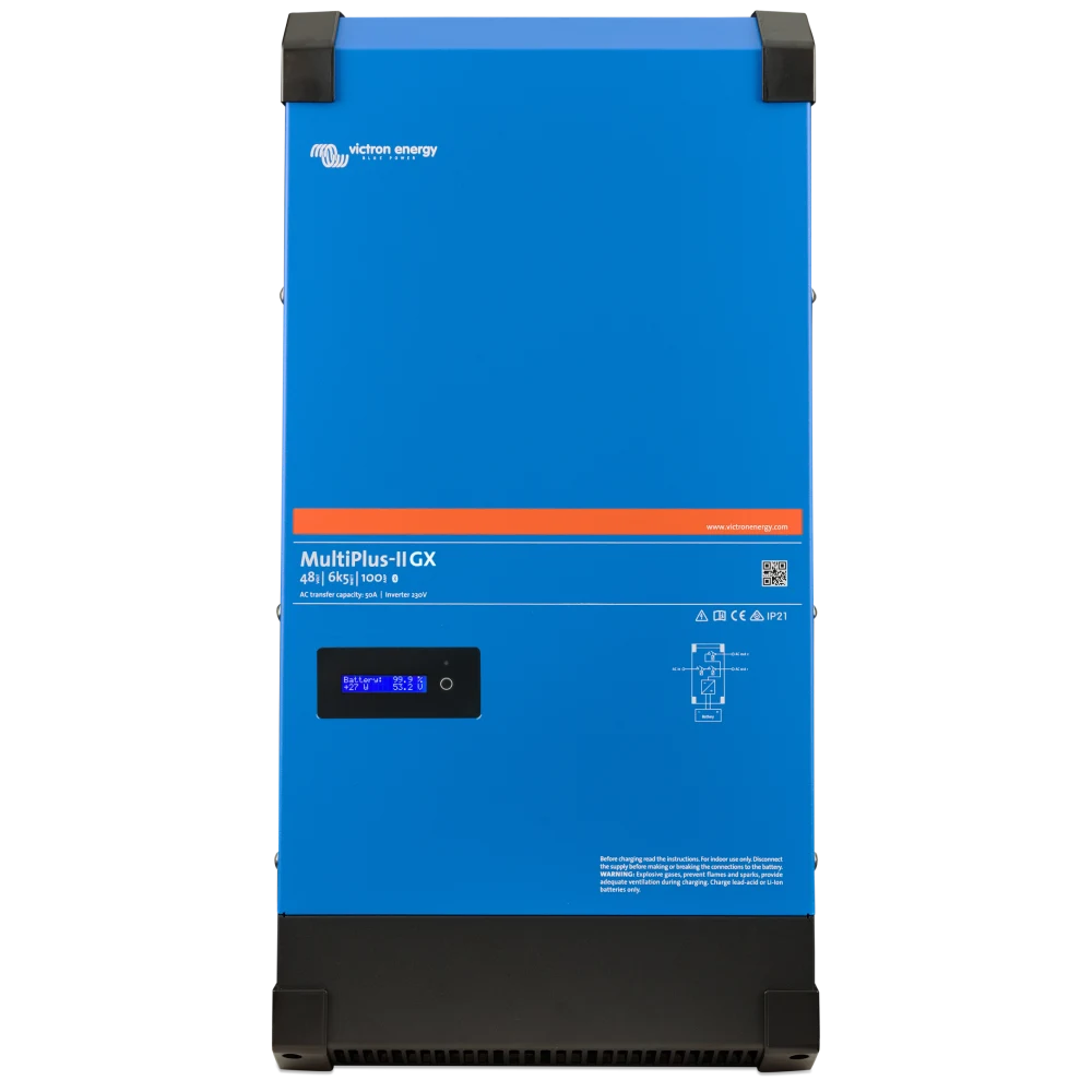 Інвертор VictronEnergy MultiPlus-II 48/6k5/100-50 GX 230V однофазний чиста синусоїда (34793452)