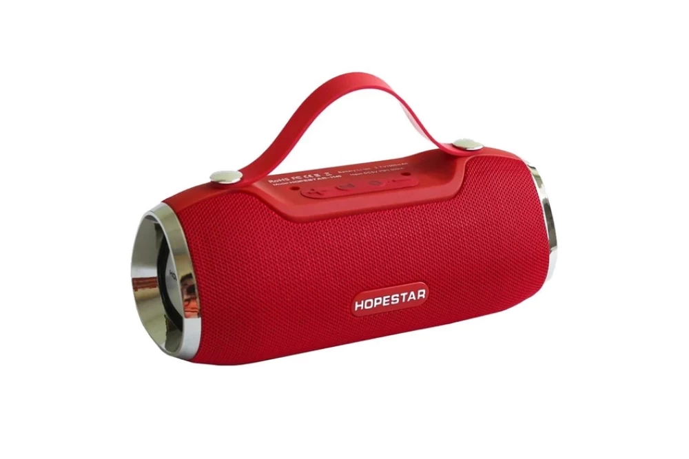 Колонка бездротова портативна HOPESTAR H40 Bluetooth Red (373780) - фото 3