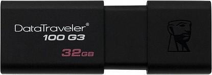 Флешка Kingston DataTraveler 100 G3 USB 3.0 32 Gb Black - фото 2