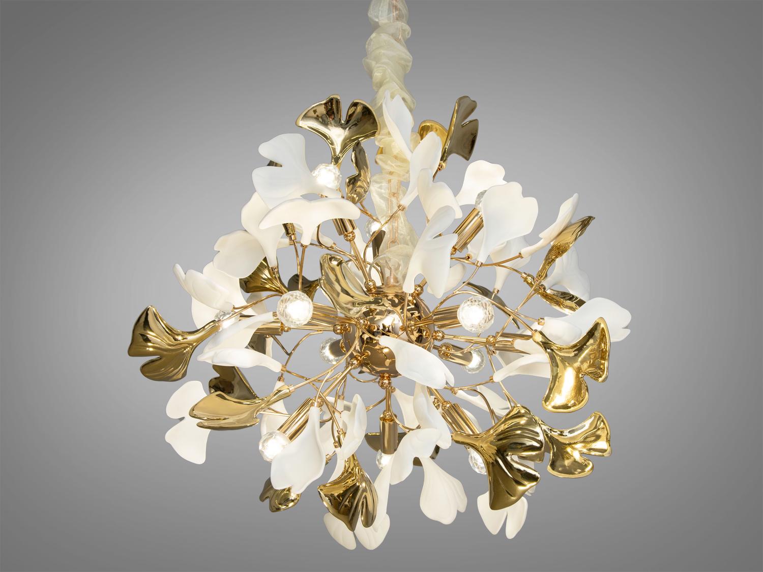 Люстра Loft на 12 ламп (7161-12P GD) - фото 1 Люстра Loft на 12 ламп (7161-12P GD) - фото 1