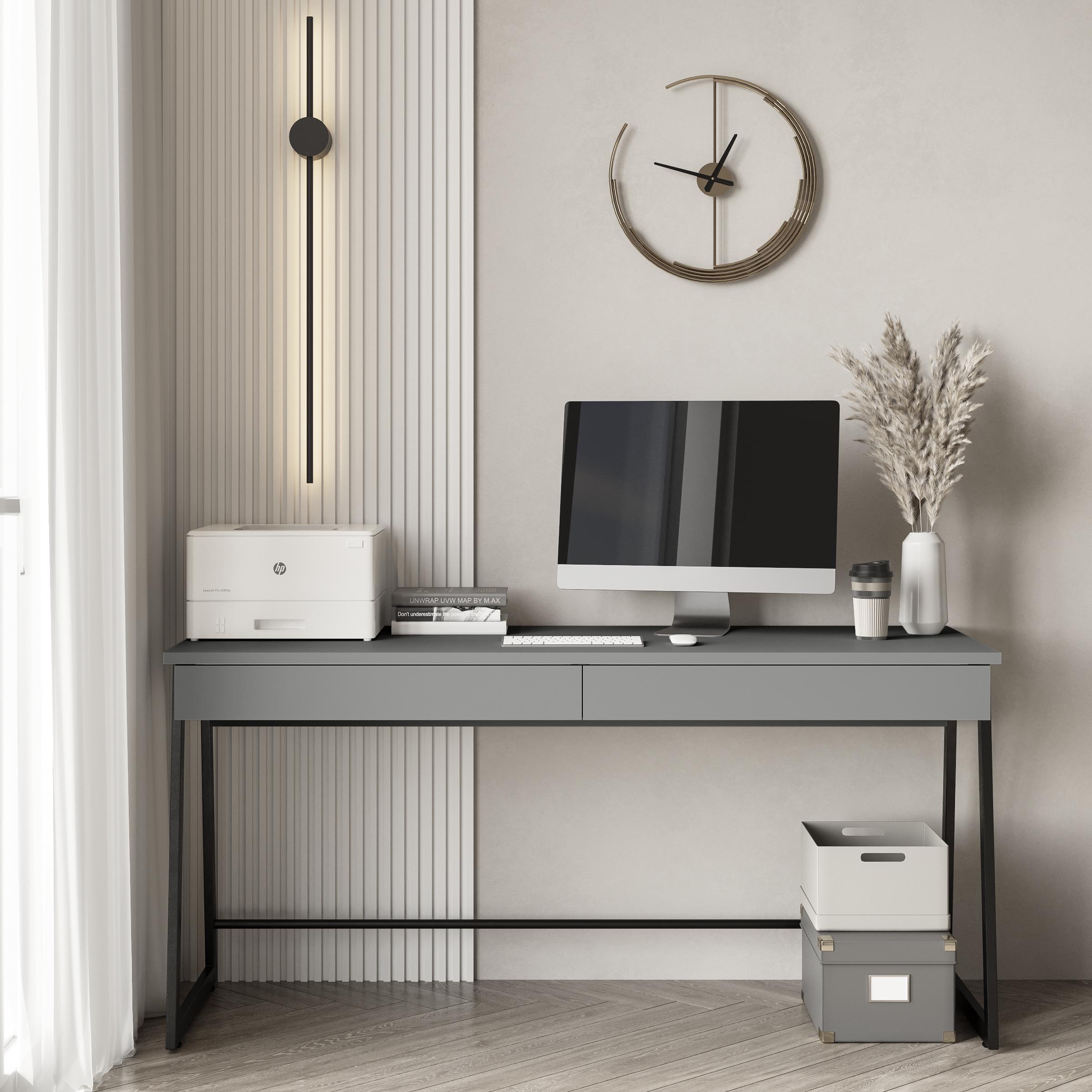 Стіл письмовий Loft-1 1400х598х750 мм Графіт (Арт.211) - фото 4 Стіл письмовий Loft-1 1400х598х750 мм Графіт (Арт.211) - фото 4