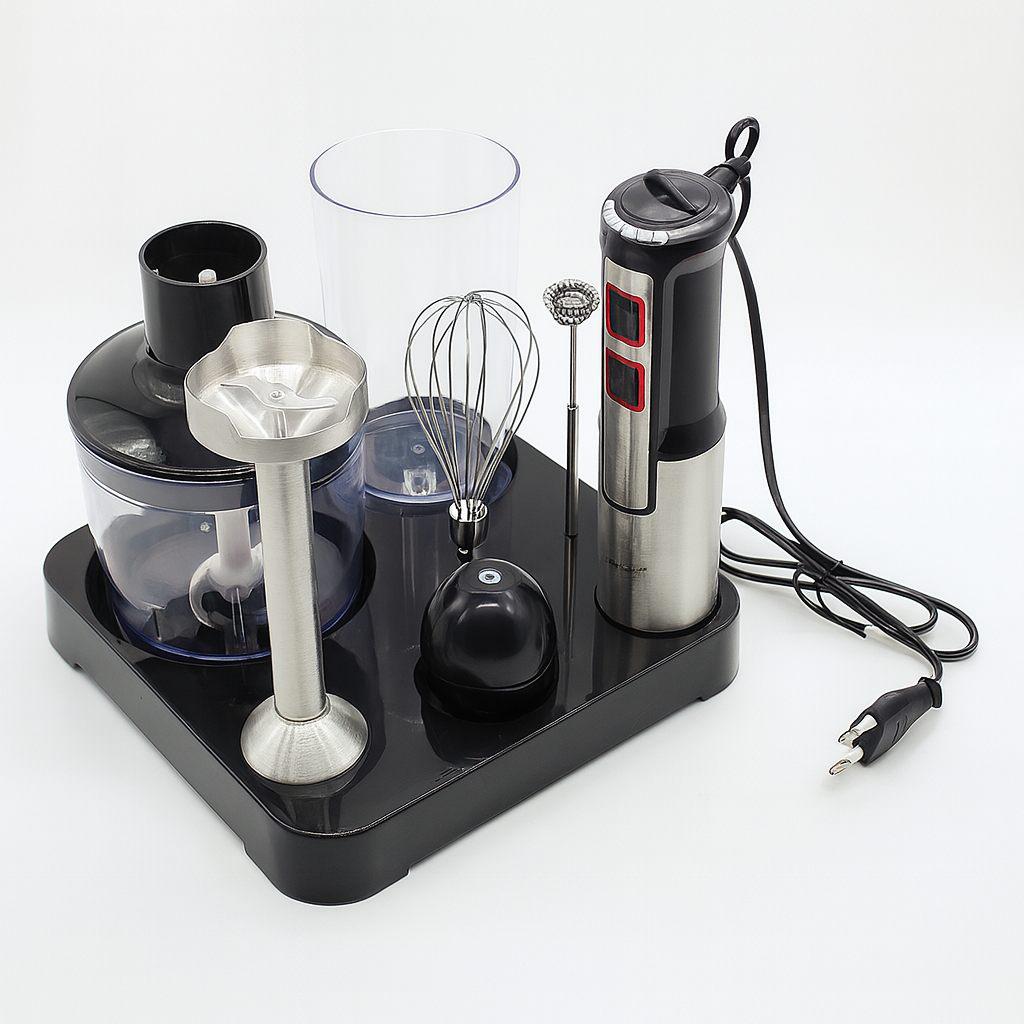 Блендер погружной Rainberg RB-2293B ручной с металлической ножкой 20 скоростей 1200 Вт (RB2293B)