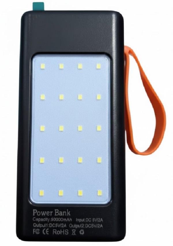 Повербанк Smart 50000 mAh Помаранчевий ремінець/Чорний (2104618894)