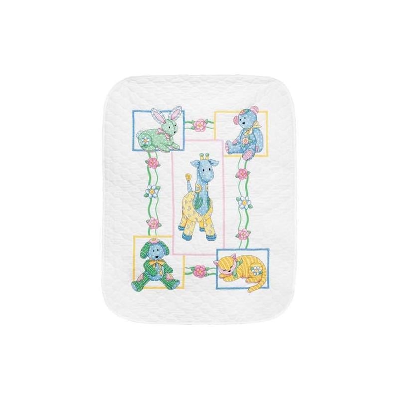 Набор для вышивания крестиком одеяла Dimensions 73067 Baby's Friends Quilt (18917)