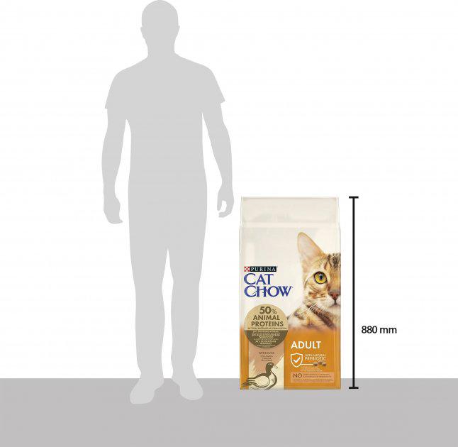 Сухой корм для кошек Purina Cat Chow с уткой 15 кг (7613035394889) - фото 3 Сухой корм для кошек Purina Cat Chow с уткой 15 кг (7613035394889) - фото 3