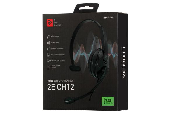 Навушники 2E CH12 Mono On-Ear USB (2E-CH12MU) - фото 7