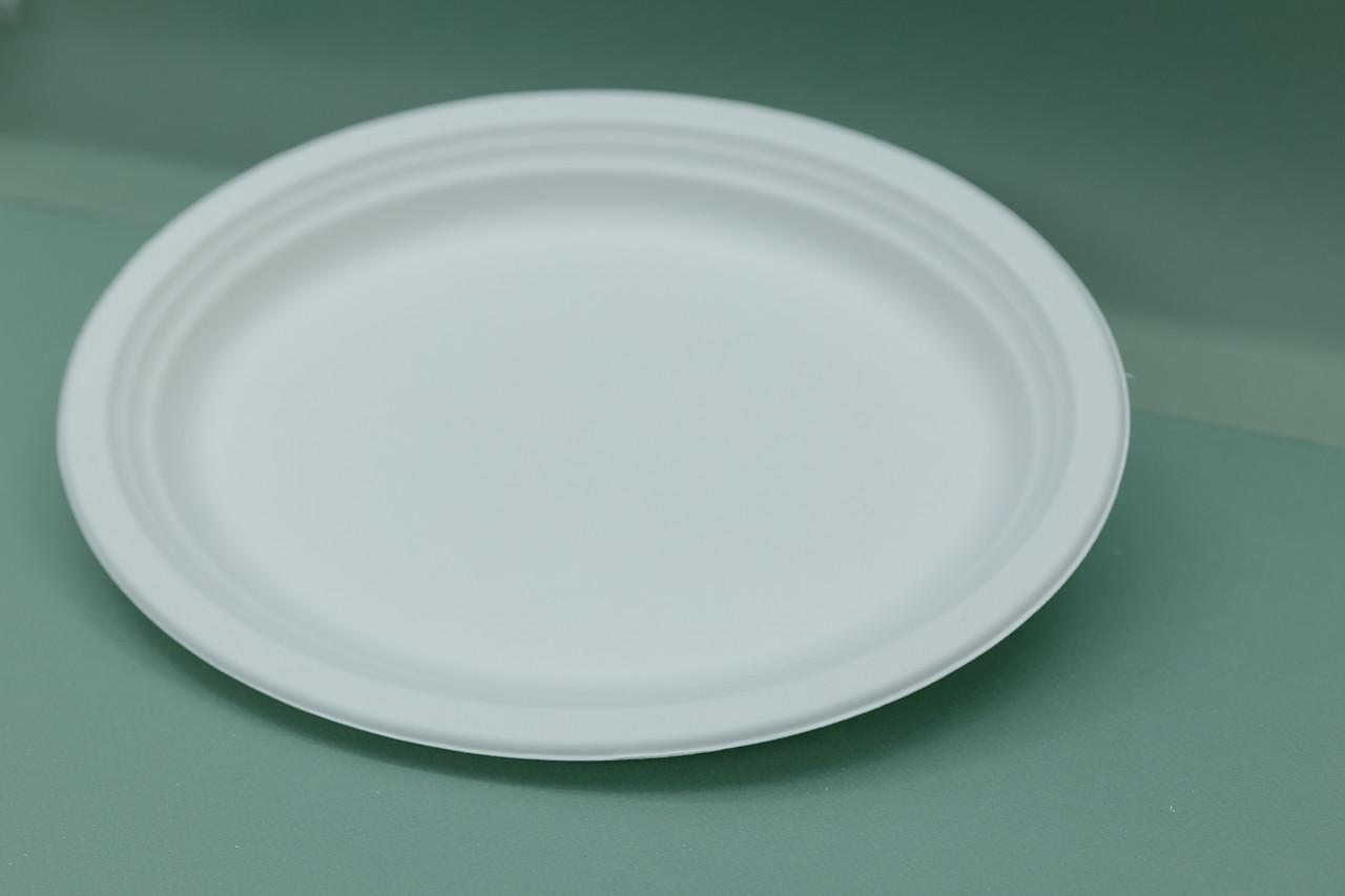 Одноразовая тарелка овальная 32х25,5 см 125 шт. - фото 4
