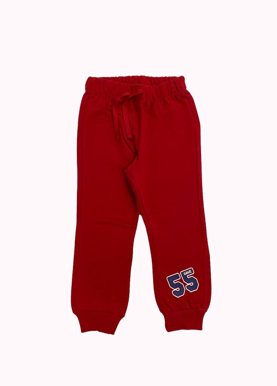 Брюки детские Chicco спортивные однотонные 2-3 года 92 см Красный (2081861150)