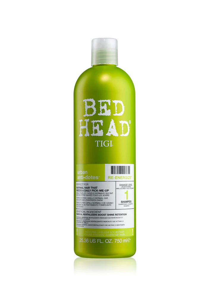 Шампунь для нормальных волос TIGI Bed Head Urban Antidotes Re-Energize Восстанавливающий 750 мл (31580043)