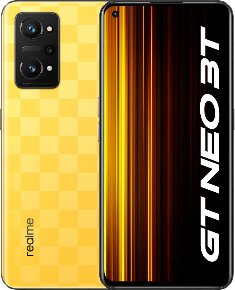 Смартфон Realme GT Neo 3T 8/256 Гб Global Yellow (1714383526)