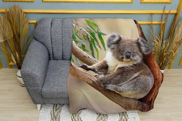 Плед Sleepy koala плюш однослойный 135х150 см (113485)
