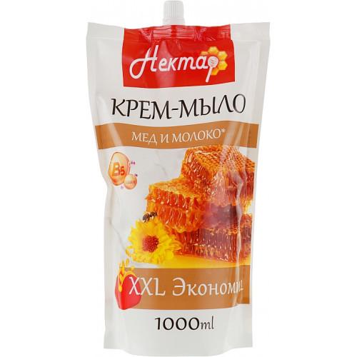 Крем-мило рідке Нектар Молоко і мед змінний пакет 1000 мл (4820091146496)