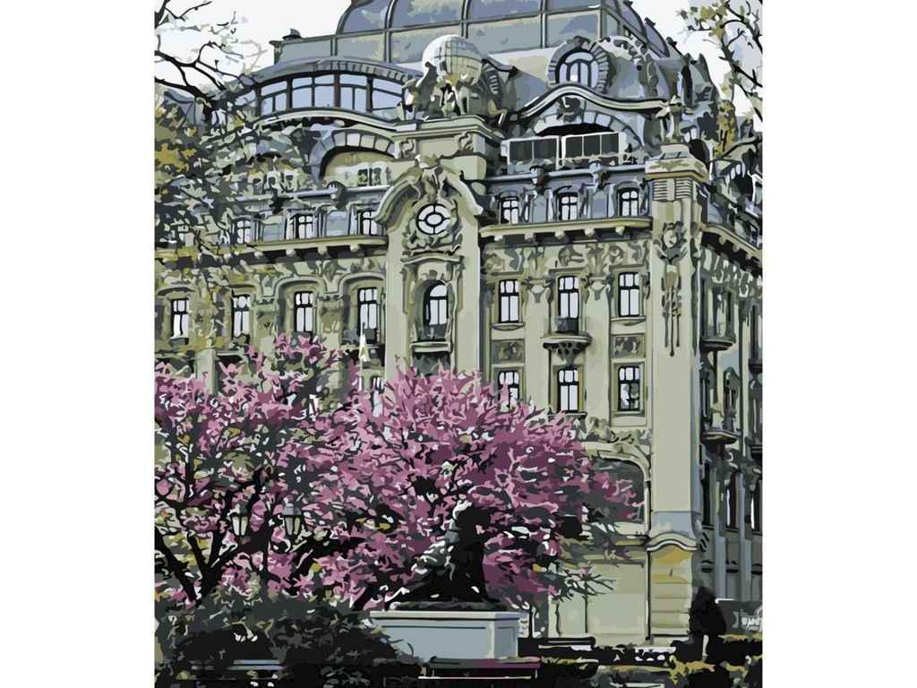 Картина по номерам Strateg Отель на Дерибасовской 40х50 см (SY6564)