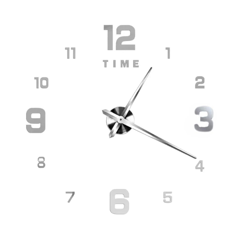 Годинники настінні 3D Diy Clock на батарейках Diy Clock Зроби сам для кухні/вітальні наклейка (120.1434)