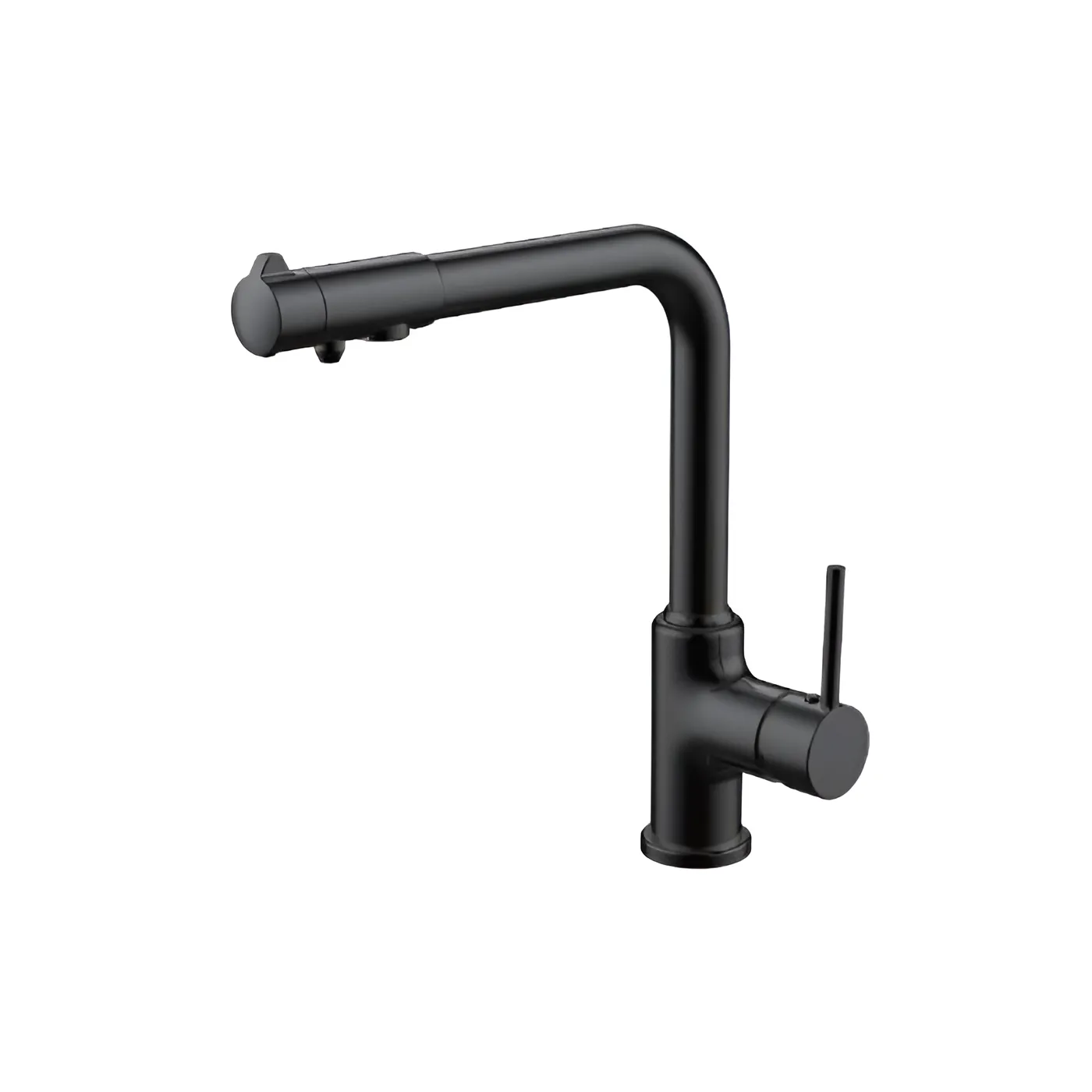 Змішувач для кухні комбінований Gappo G4390-10 Чорний (SQ-1037421)