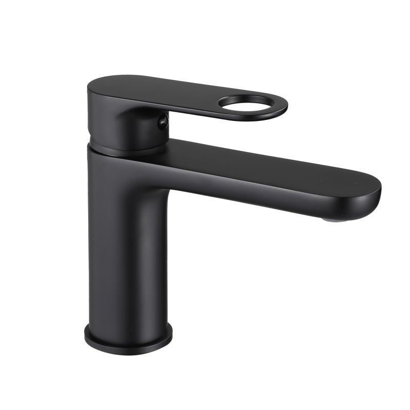 Змішувач для раковини Qtap Jay QTJAY270BLM45545 Black Matt (SD00051669)