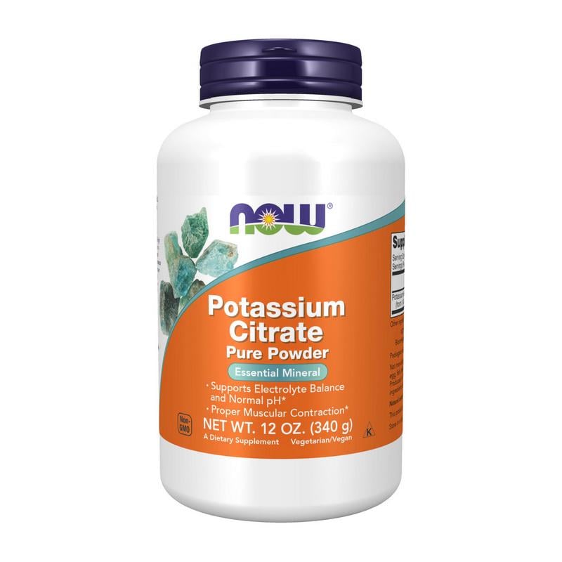 Калий цитрат NOW Potassium Citrate Powder 340 г
