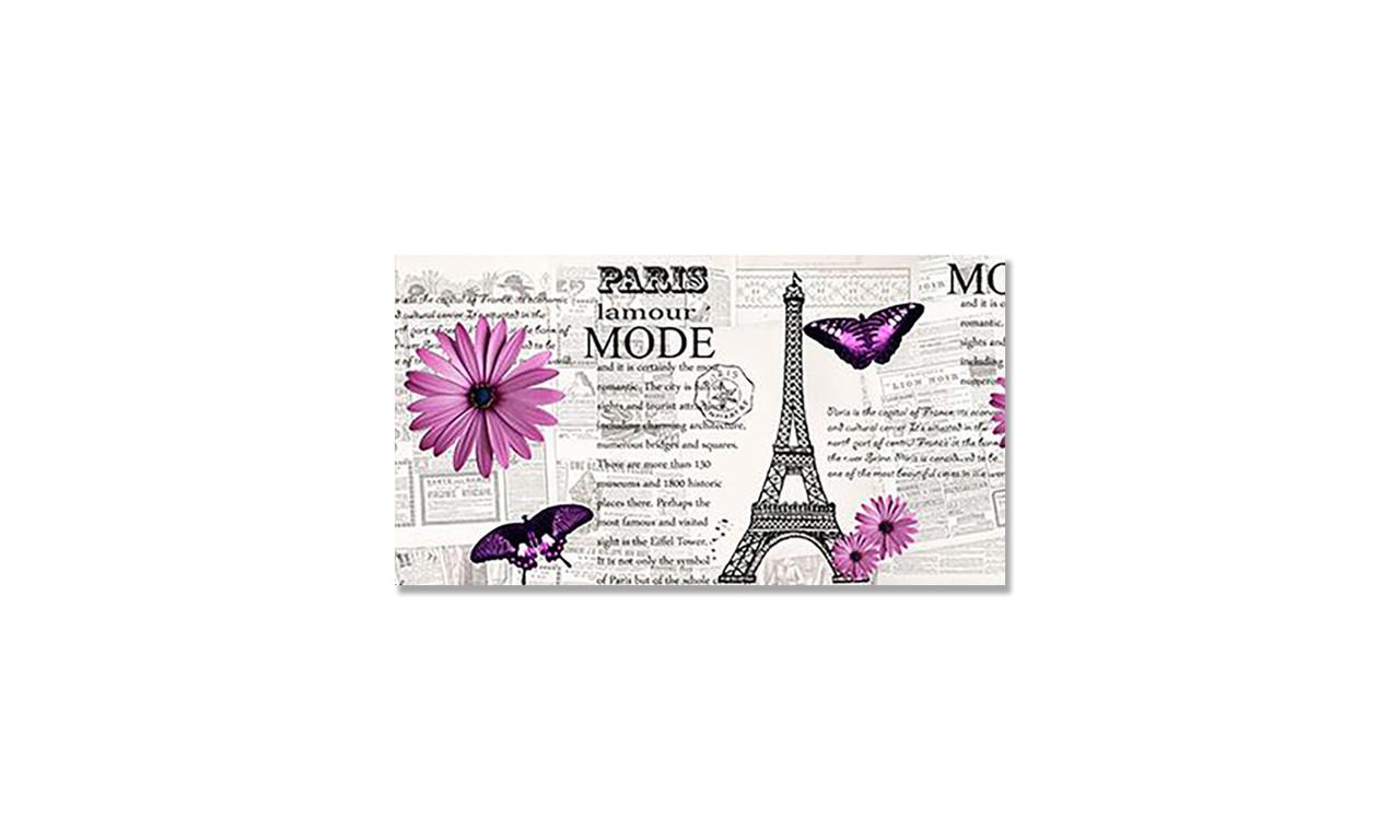 Наклейка виниловая на стол Zatarga Париж и Герберы 650х1200 мм (1267839526)