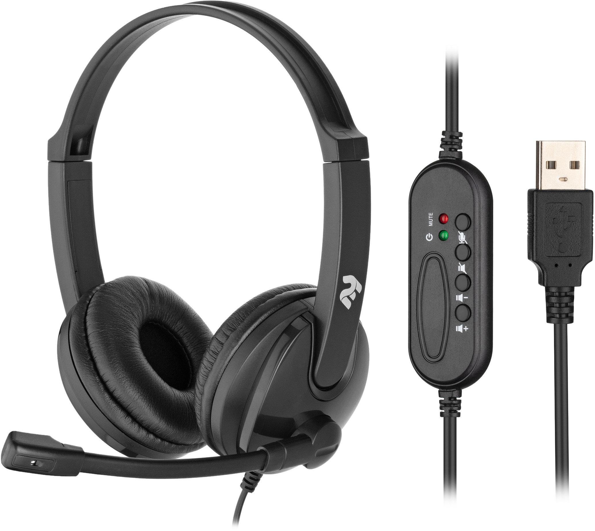 Навушники 2E CH12 Over-Ear USB Black (2E-CH12SU)