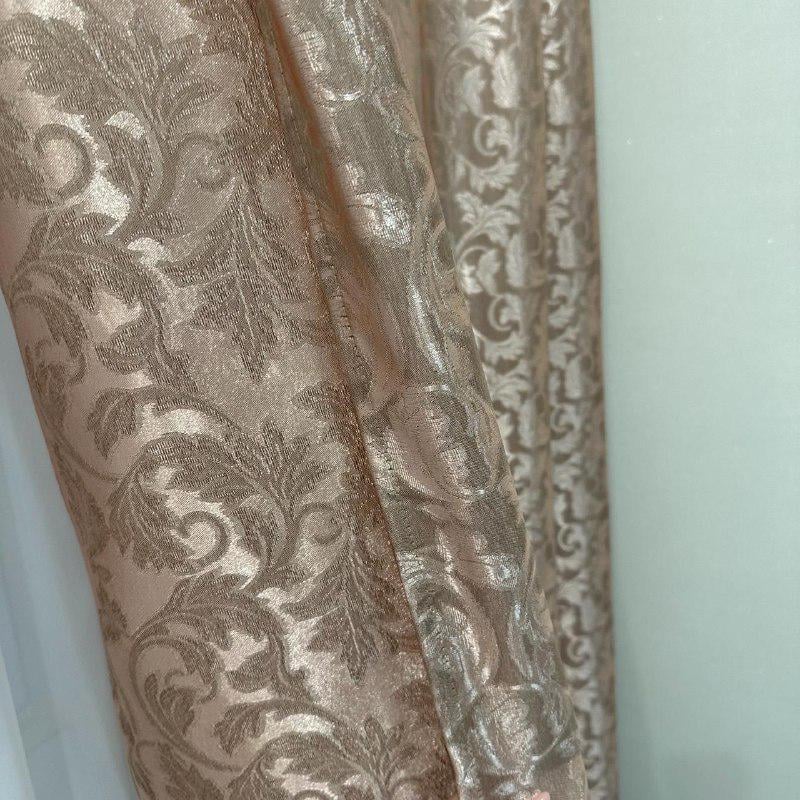 Шторы Севилья жаккардовые 1,5х2,7 м 2 шт. Пудровый - фото 3 Шторы Севилья жаккардовые 1,5х2,7 м 2 шт. Пудровый - фото 3