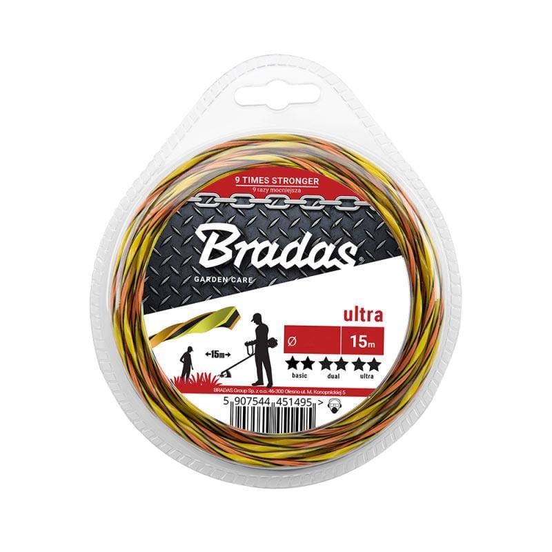 Леска для триммера Bradas ULTRA L3 2,7x15 м (ZUL3T2715B) Леска для триммера Bradas ULTRA L3 2,7x15 м (ZUL3T2715B)