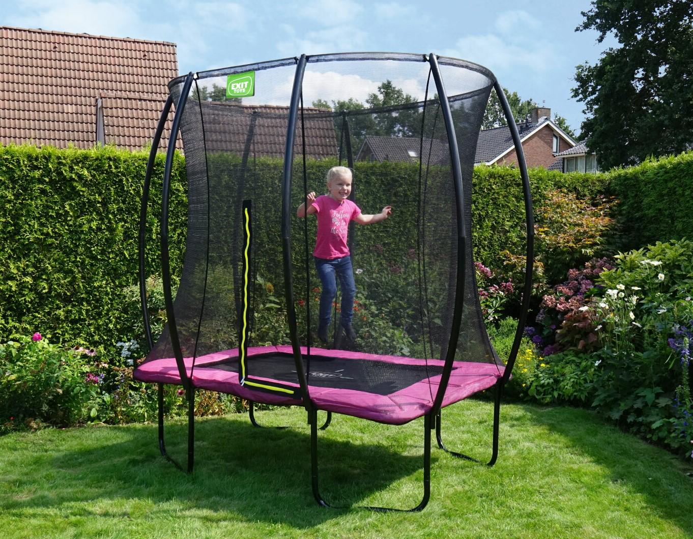 Батут Exit Toys Silhouette прямоугольный 153x214 см Розовый (1192104008) - фото 10 Батут Exit Toys Silhouette прямоугольный 153x214 см Розовый (1192104008) - фото 10