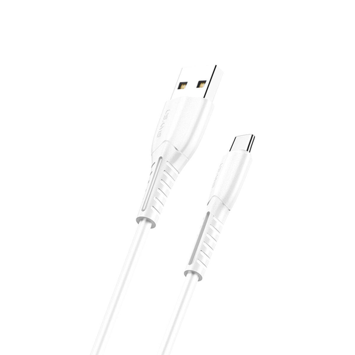 Кабель Usams US-SJ366 U35 Type-C Charging Cable 100 см White (20799854) - фото 1