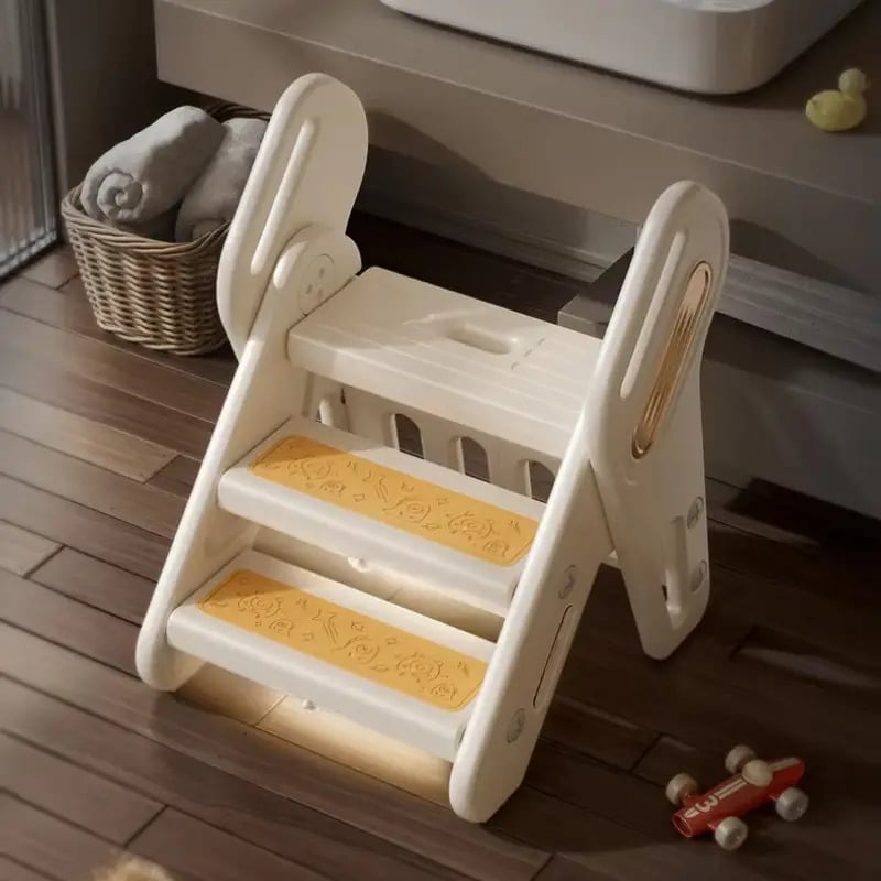 Детская лестница-табурет Lumpurini Elettra пластиковая 3 ступени с подсветкой (YYST-2328) - фото 7 Детская лестница-табурет Lumpurini Elettra пластиковая 3 ступени с подсветкой (YYST-2328) - фото 7