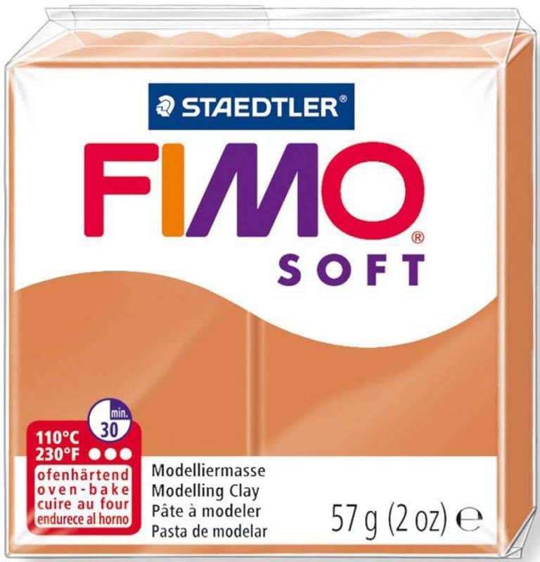 Глина полимерная Fimo Soft 57 г Коньячный (8020-76)