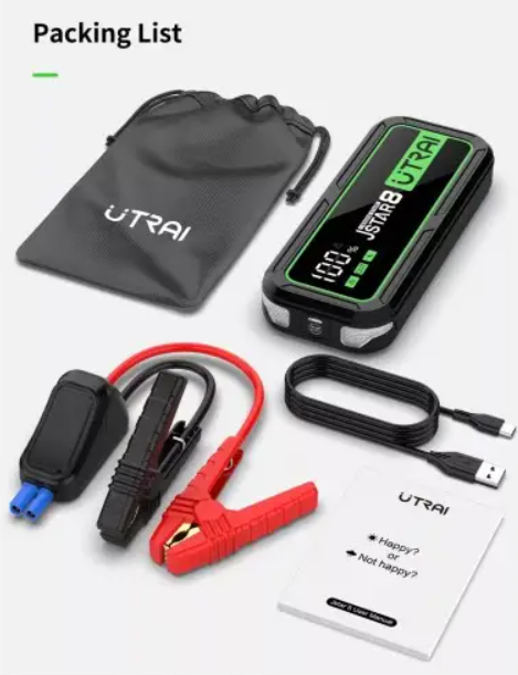 Пускозарядное устройство Jump Starter UTRAI JSTAR 8 3000А 20000 мАч - фото 3