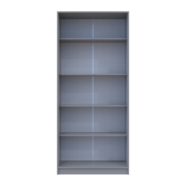 Шафа Doros Promo з полицями 90х48х204 см Сірий (80737770) - фото 2