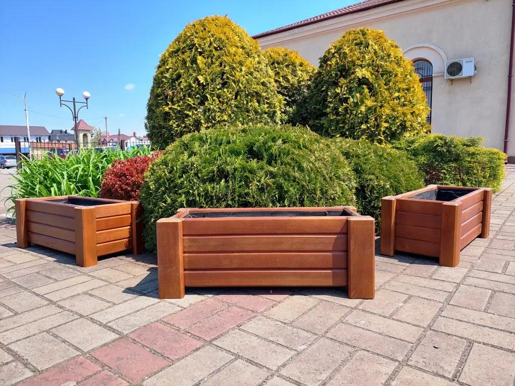 Кашпо для террас Millenium Коричневый (0000679) - фото 4 Кашпо для террас Millenium Коричневый (0000679) - фото 4