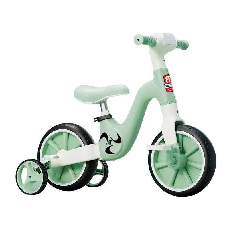 Детский велосипед-трансформер Best Trike колеса 10" украинское озвучивание съемные педали съемные вспомогательные боковые колеса (BT-14192)